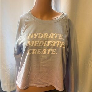 Wildfox Ombré Sky Lightweight Sweatshirt